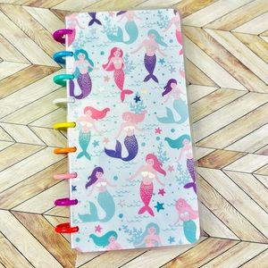 Skinny classic Happy Planner 12 months undated mermaid under the sea